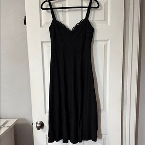 Desigual Black Dress with Intricate Patterns